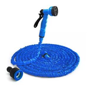 Manguera Reforzada Retráctil 30 Mts Jardín Azul