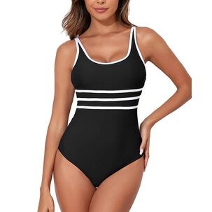 Traje De Ba&ntilde;o Block Mujer Gloriahoon