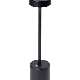 Lampara Led Velador T&aacute;ctil Negra