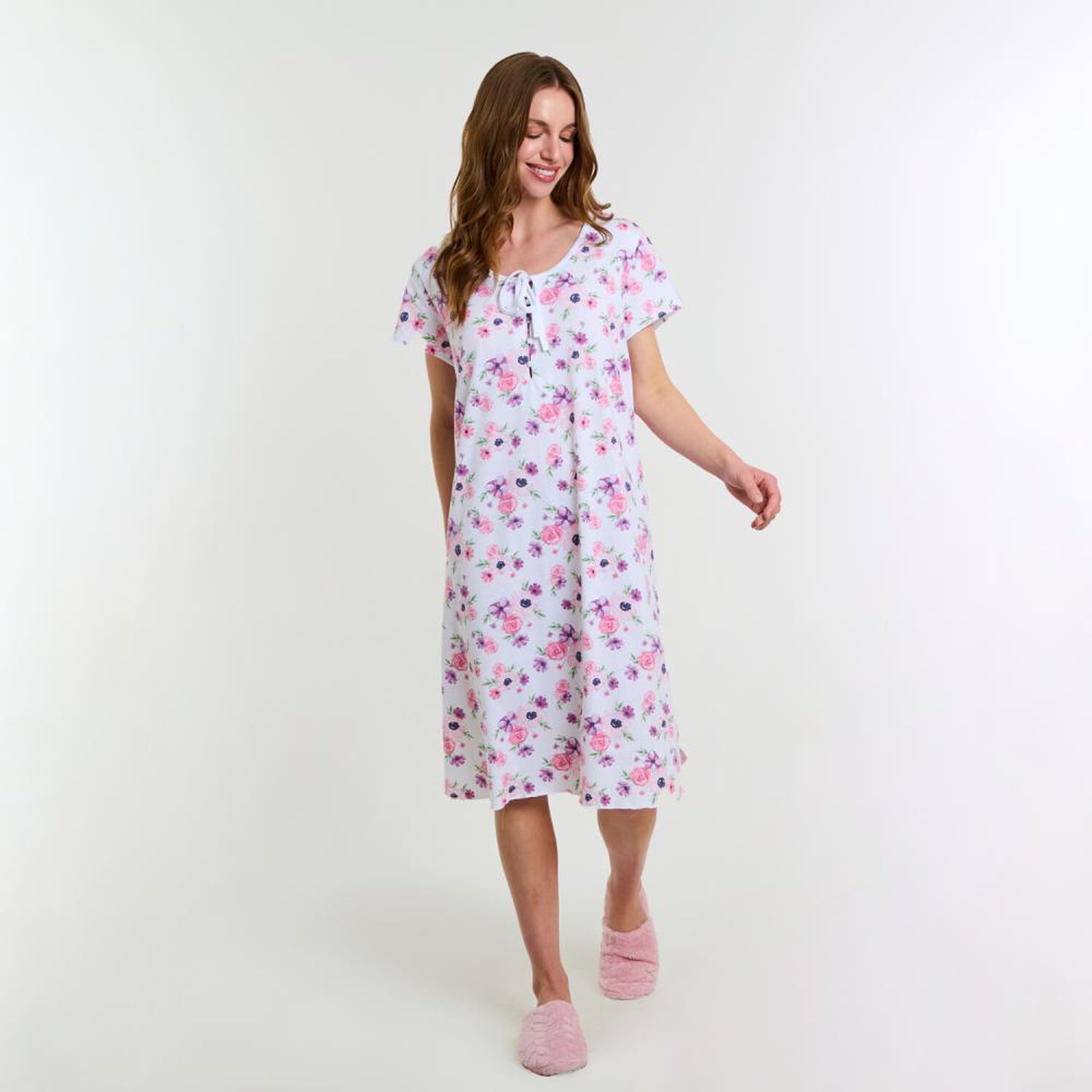 Camisola Estampada Manga Corta Mujer Lesage image number 1.0