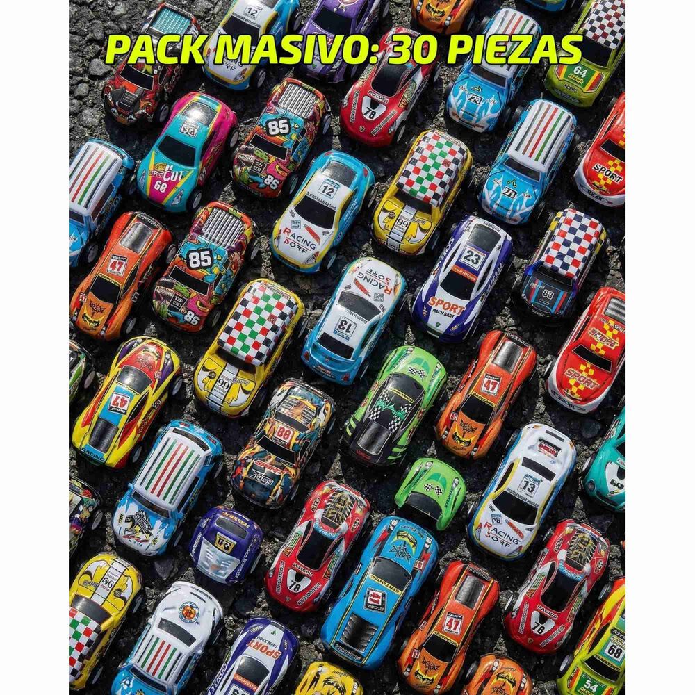 Juguete 30 Autos Para Ni&ntilde;os Con Cajas image number 6.0