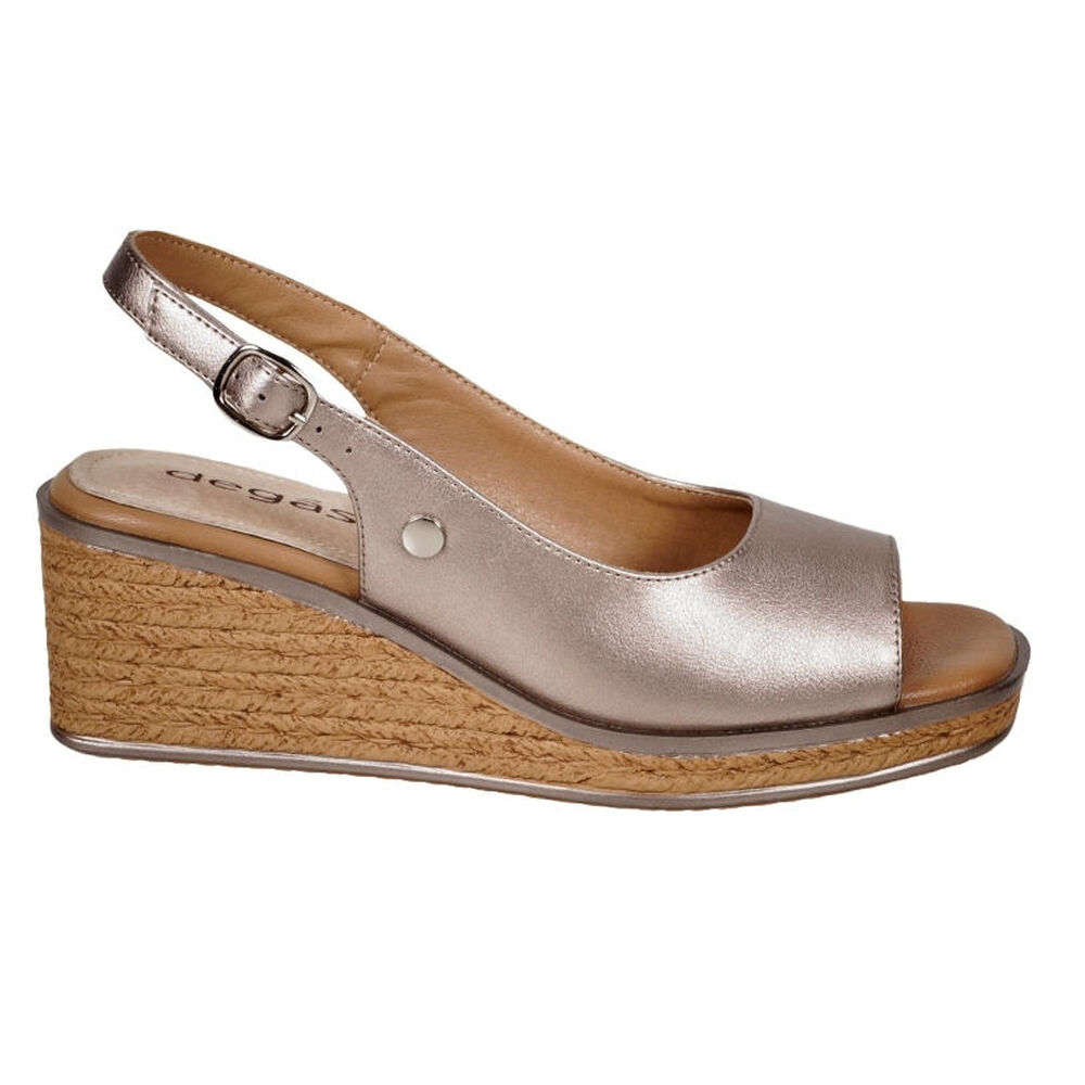 Sandalia Cuero Soraya Bronce image number 0.0
