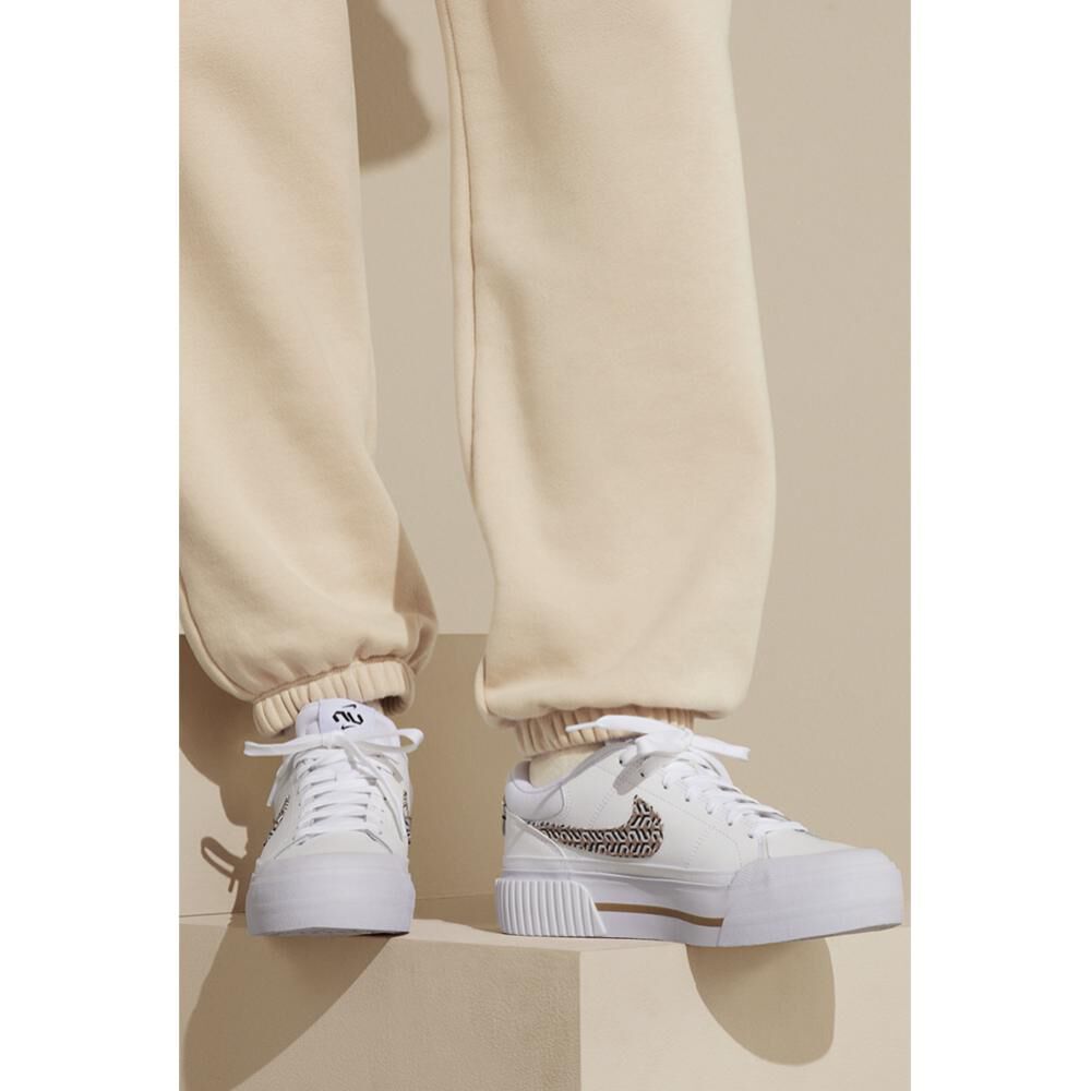 Zapatilla Urbana Mujer Nike Court Legacy Lift Blanco image number 1.0