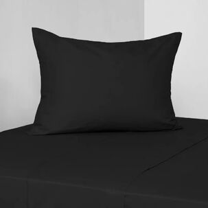 Juego De S&aacute;banas 1.5-188 Hilos Negro