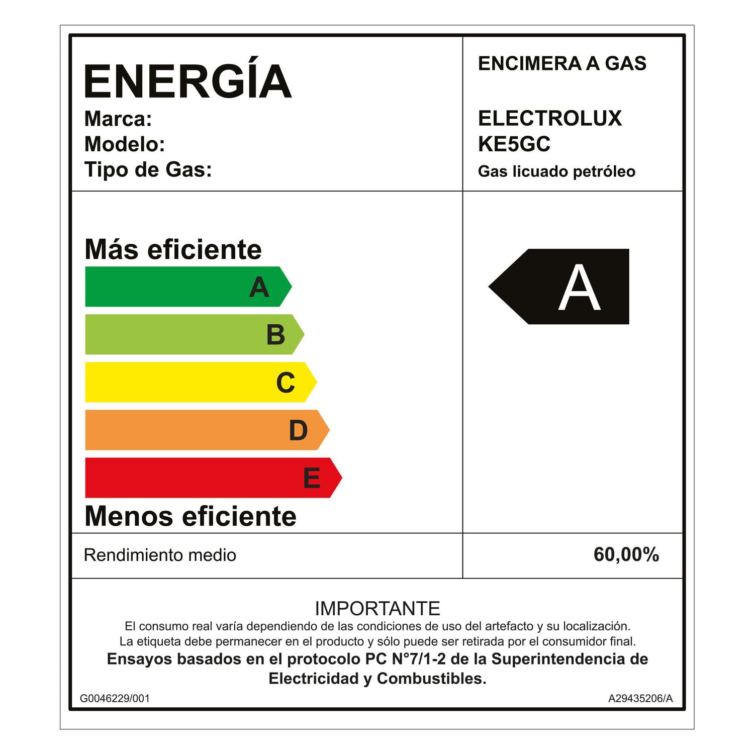 Encimera A Gas 5 Platos Experience Multi Llama Ke5gc image number 13.0