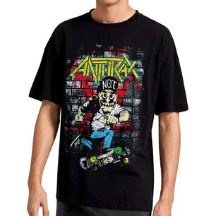 Polera Estampada Anthrax Not Man