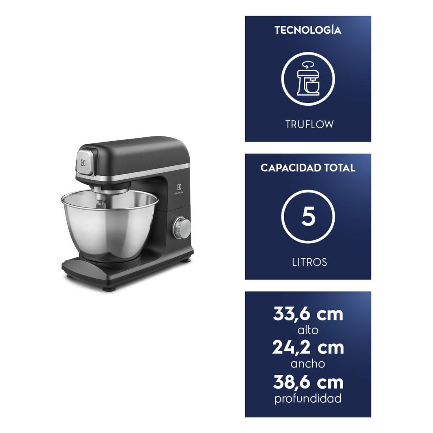 Batidora Planetaria Electrolux Kmp70 / 5 Litros image number 6.0