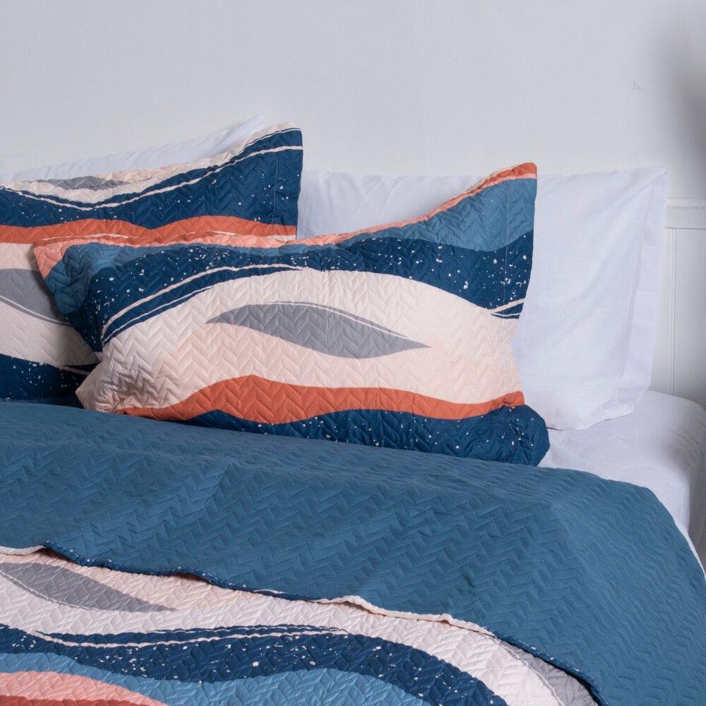 Cubrecama Quilt Estampado 2 Plazas Aguada image number 2.0
