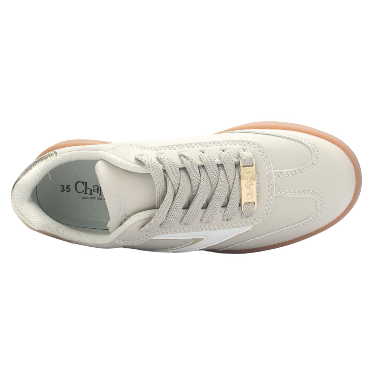 Zapatilla Mujer Chalada Alexia-7 Beige Urbano image number 4.0