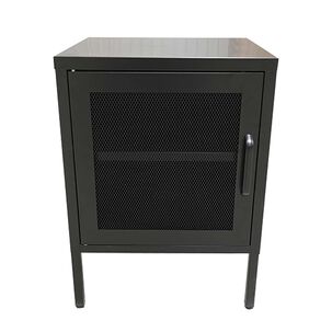 Velador Metalico Con 1 Puerta
