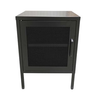 Velador Metalico Con 1 Puerta
