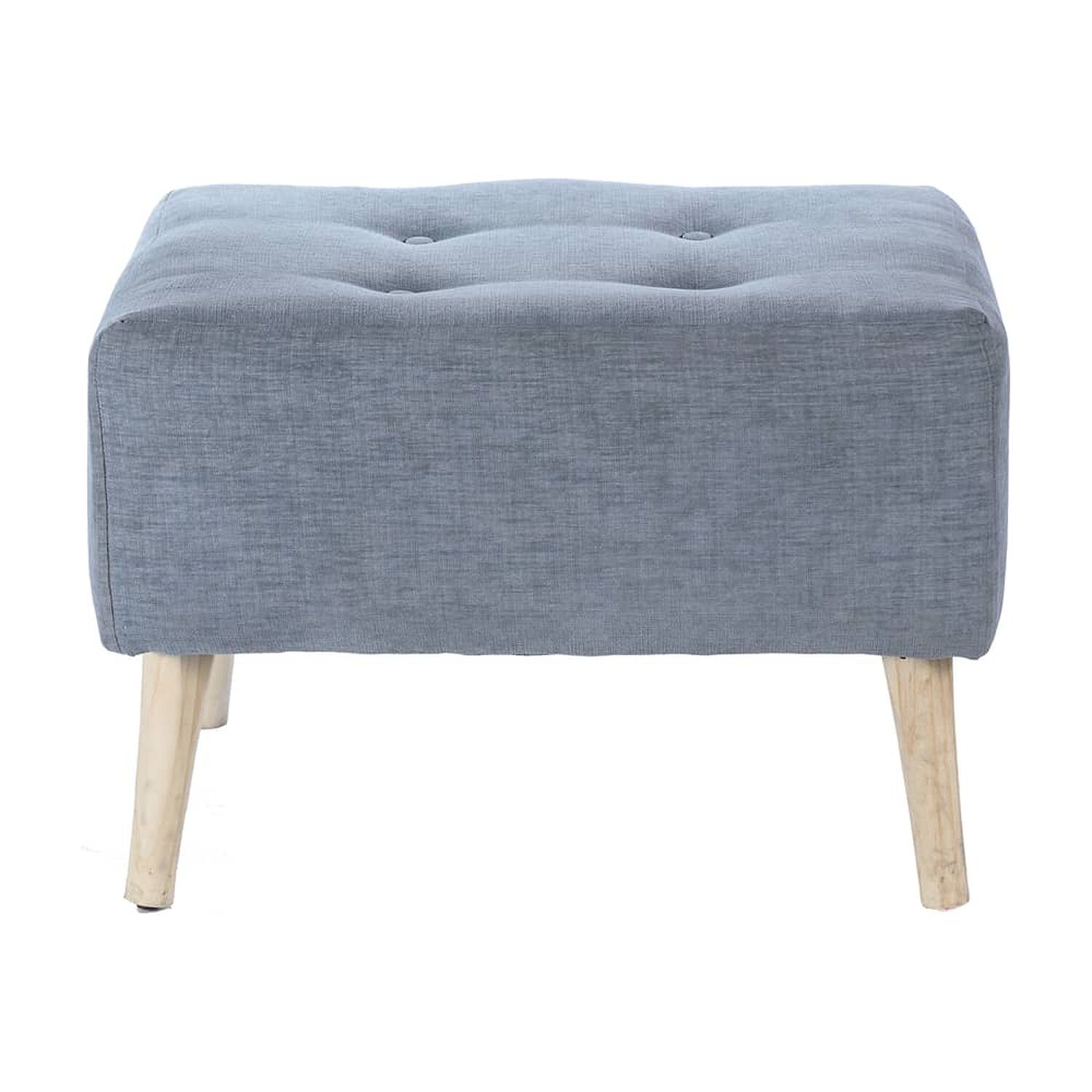 Pouf Petrum Gris Claro Altea 62x42x42 Cm image number 0.0