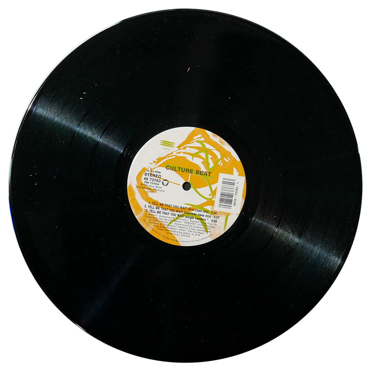 Culture Beat - Tell Me That You Want | 12" Maxi Single Usado image number 2.0