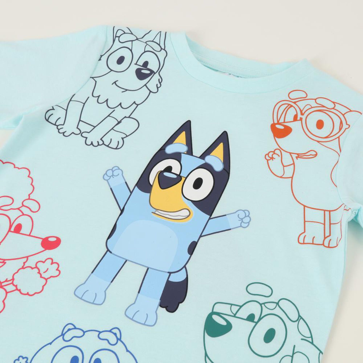 Polera Mc Toddlero Lineal Bluey image number 2.0