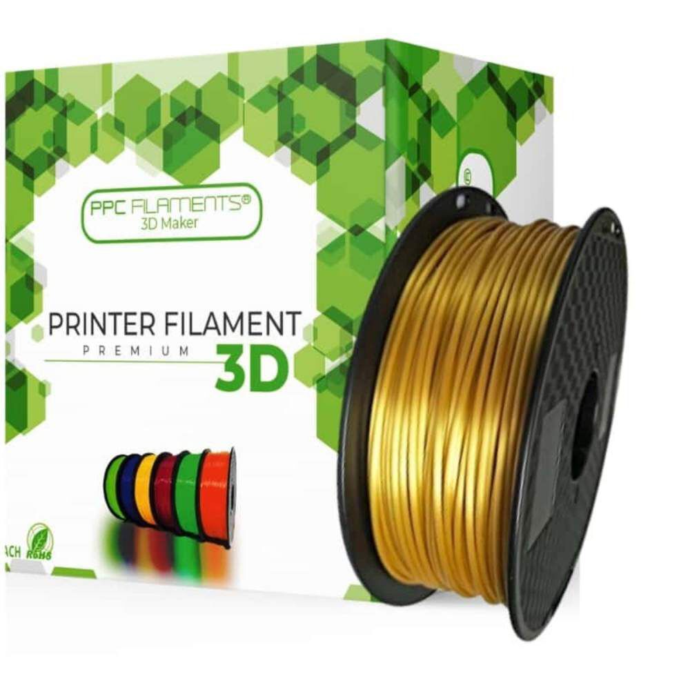 Filamento Pla Seda Dorado U Oro 1kg Ppc image number 0.0