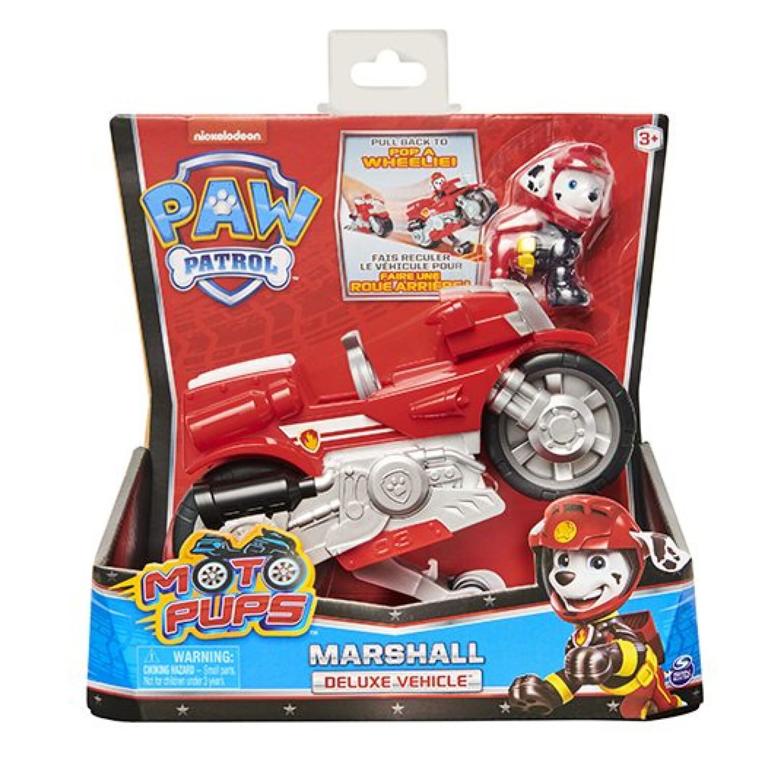 Juguete Marshall Auto Rojo Friccion Paw Patrol Nickelodeon image number 2.0
