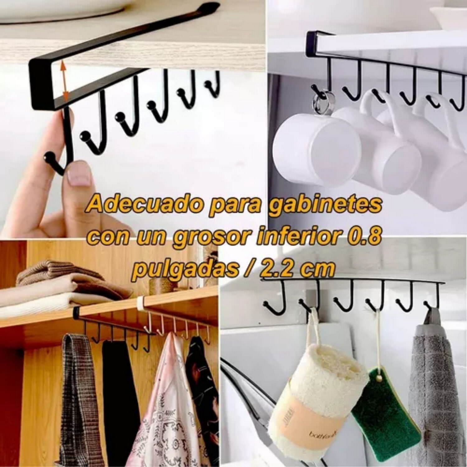 Colgador Organizador Multifuncional Cocina 3 Piezas image number 2.0