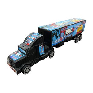 Juguete Camion Trailer Furgon Friccion