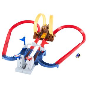 Autopista Hot Wheels Pista Castillo De Bowser Mario Kart