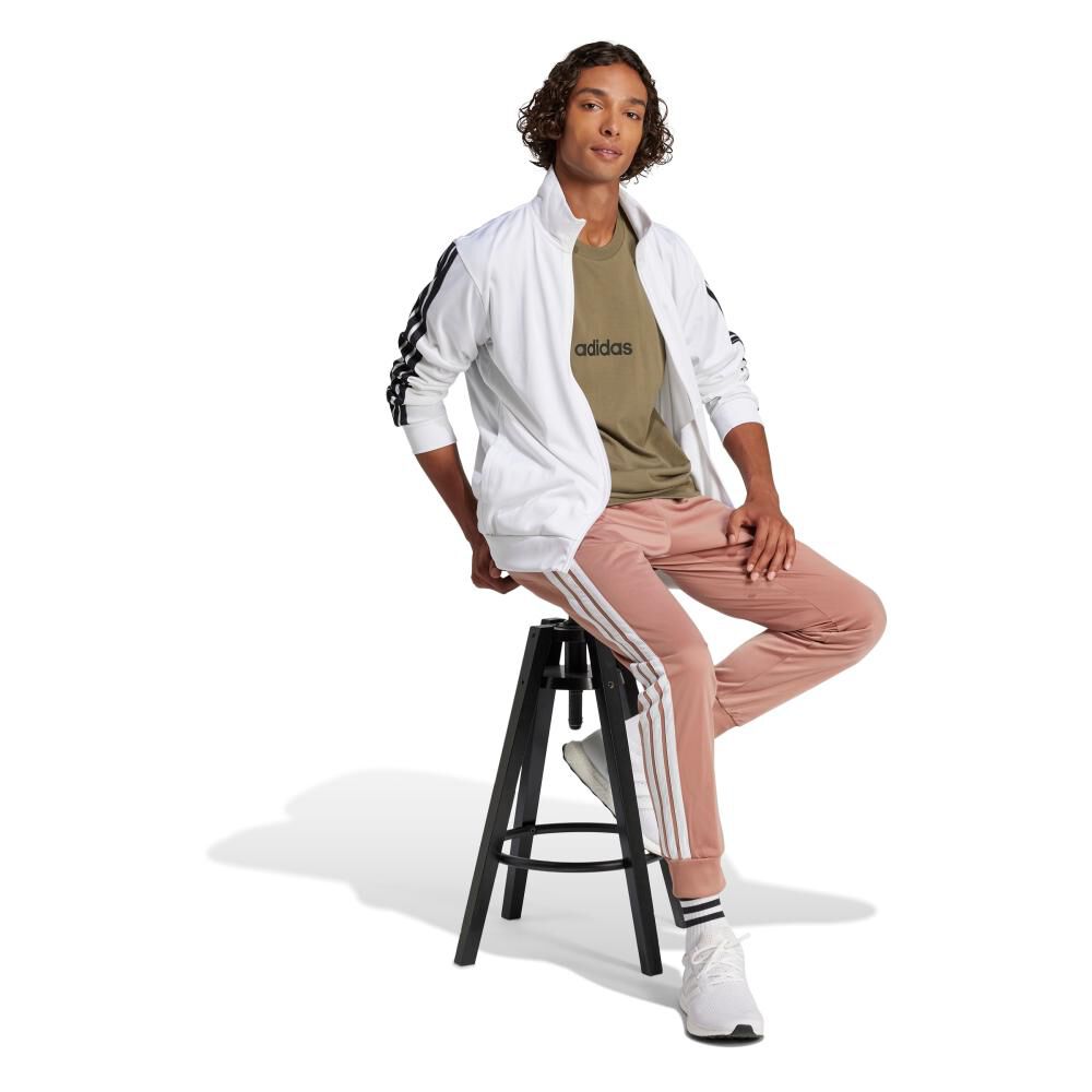 Polera Essentials Linear Single Jersey Adidas image number 2.0