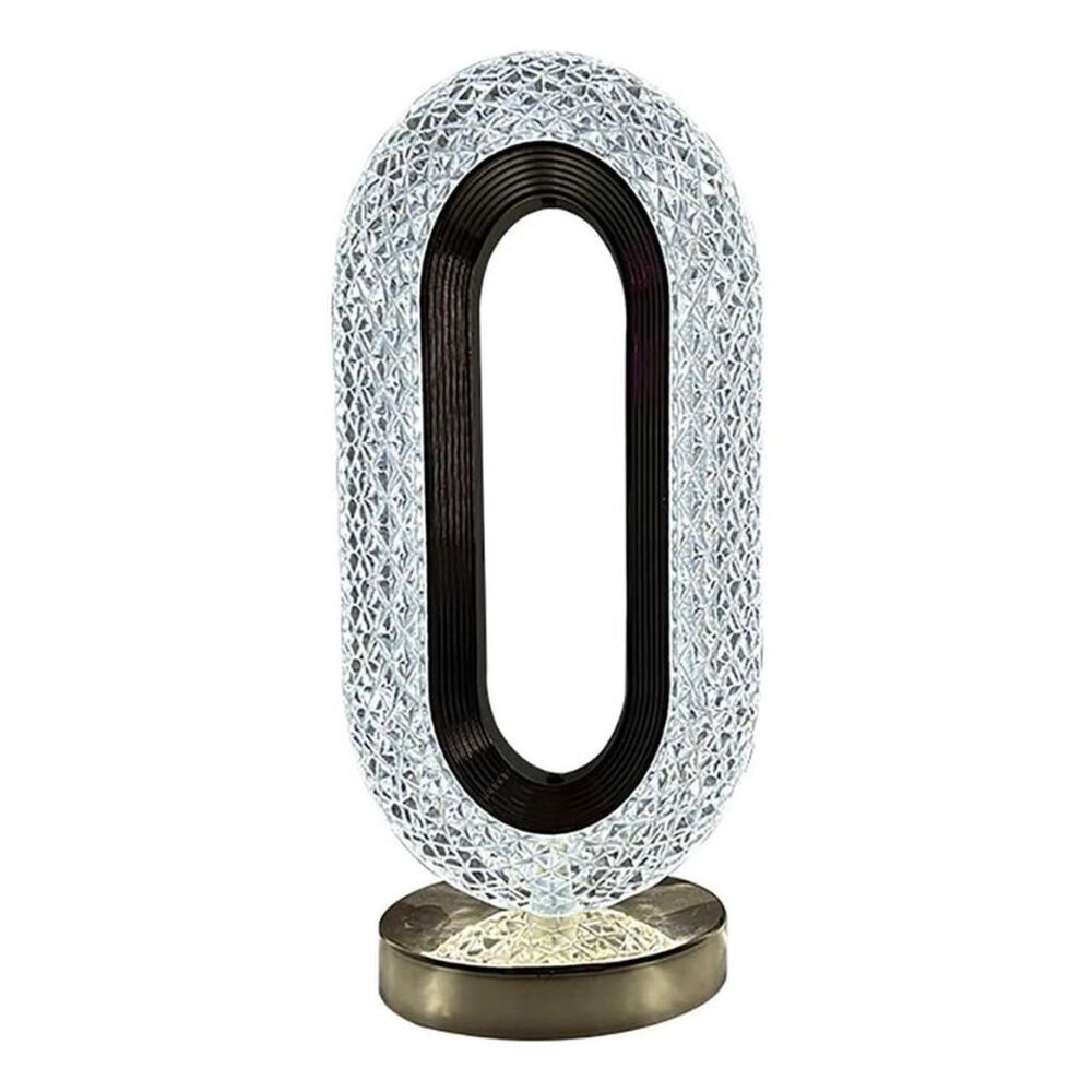 Lámpara De Mesa Led De Cristal Recargable Usb Decorativa image number 0.0