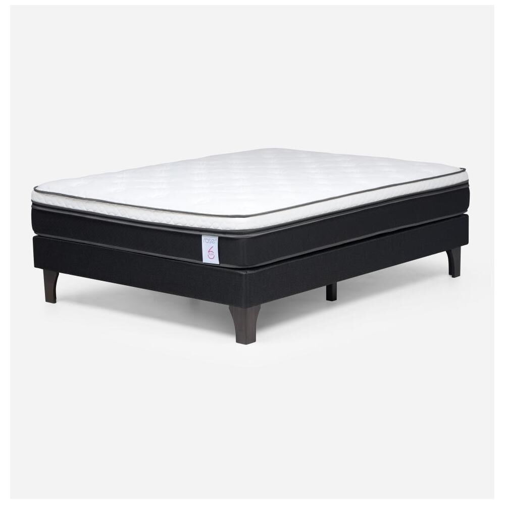 Cama Europea Rosen New Style 6 / 2 Plazas / Base Normal image number 1.0