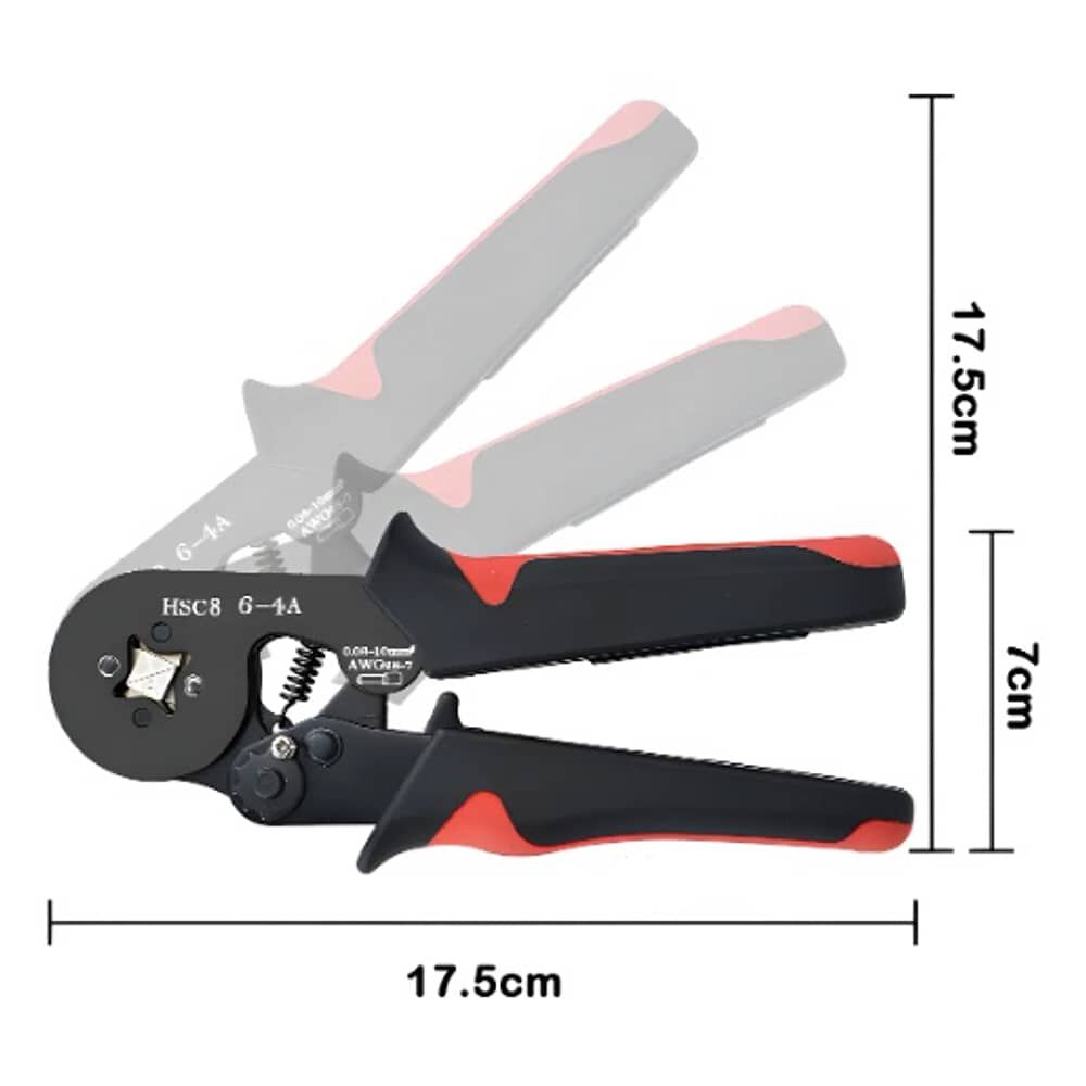 Alicate Aprieta Terminal Crimping Ferrule + 1200 Pcs image number 1.0