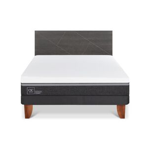 Cama Europea Cic Ortopedic Advance / 2 Plazas / Base Normal + Respaldo