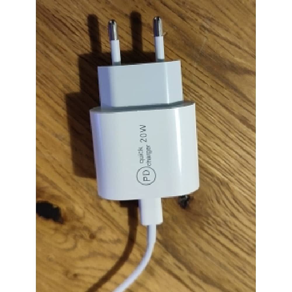 Cargador M&aacute;s Cable Compatible Para Iphone 20 W Pack Cable Lightining A Tipo C + Caja Carga Tipo C image number 5.0