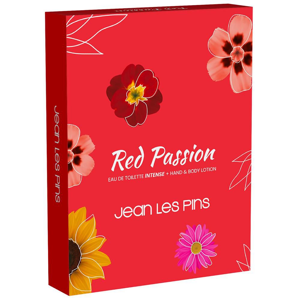 Set Perfume Red Passion Edt 100 Ml + Body Lotion Jean Les Pins image number 0.0