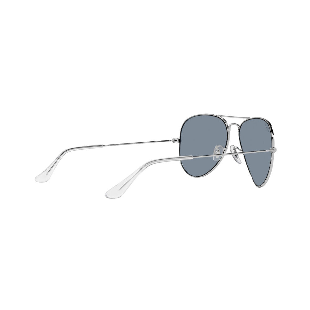 Lentes De Sol Aviator Large Metal Silver Polarizados Ray-ban image number 8.0