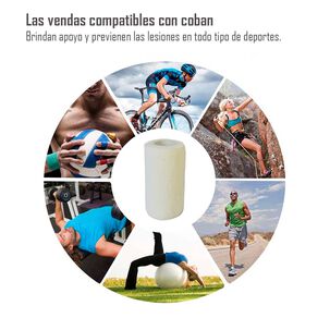 Venda Autoadherente Compatible Con Coban 10cm X 4.5mt- 1 Und