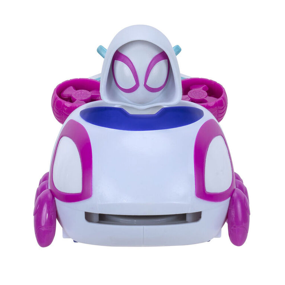 Juguete Auto Lanza Disco Spidey & Friends - Spider Gwen image number 0.0