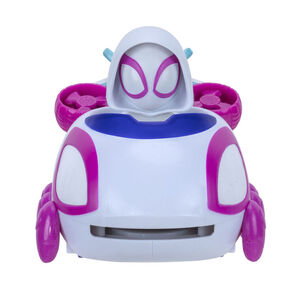 Juguete Auto Lanza Disco Spidey & Friends - Spider Gwen