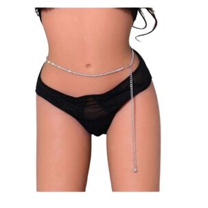 Cadena Para La Cintura Con Diseño De Diamante De Imitación