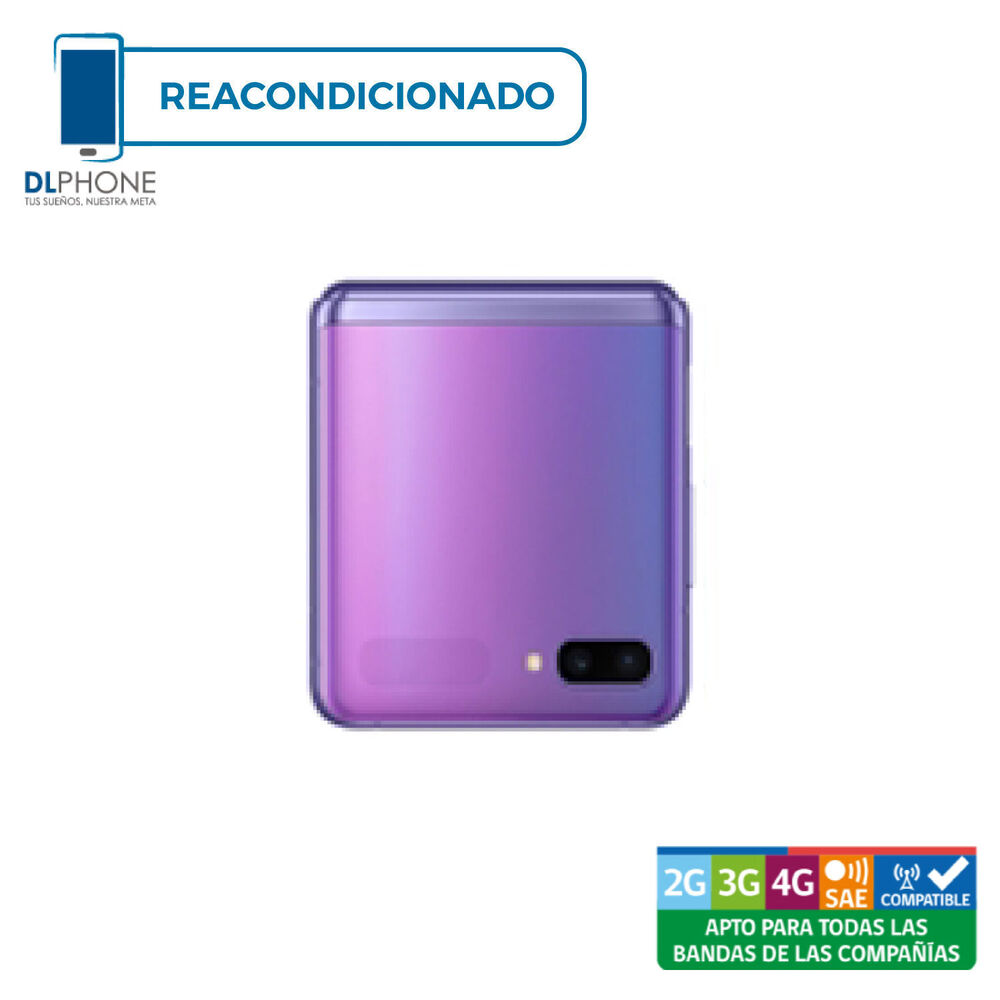 Samsung Galaxy Z FLIP 1 de 256gb Violeta Reacondicionado image number 1.0
