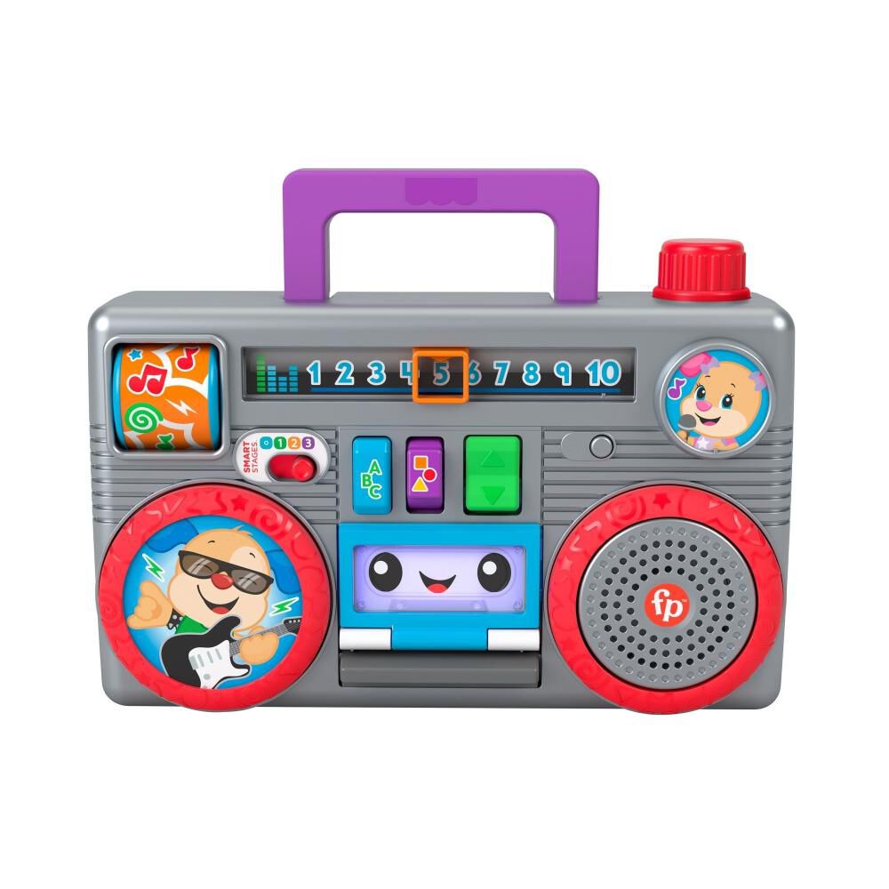 Juguete Interactivo Fisher Price Radio Portátil Baila Y Aprende image number 0.0