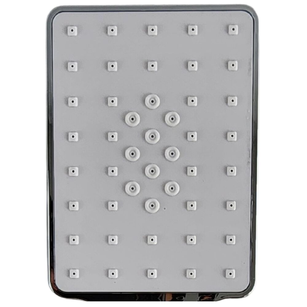 Cabezal De Ducha Ergonómico Rectangular Flujo Fijo Economico image number 4.0