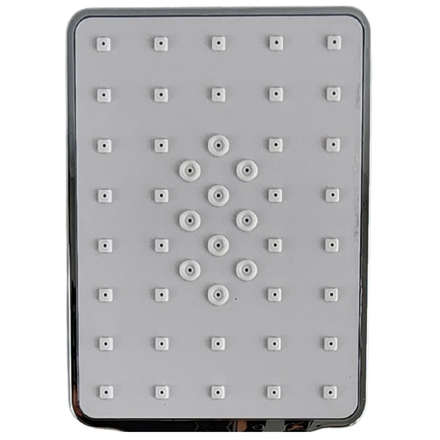 Cabezal De Ducha Ergon&oacute;mico Rectangular Flujo Fijo Economico image number 4.0