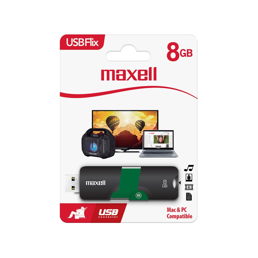 Pendrive Maxell Flix 8gb Usb 2.0 image number 0.0
