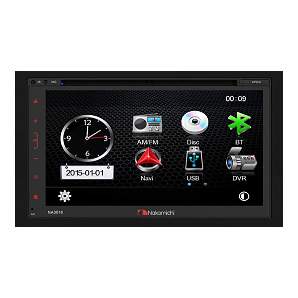 Radio Nakamichi Na3610 Doble Din Dvd Bluetooth Usb Gps image number 3.0