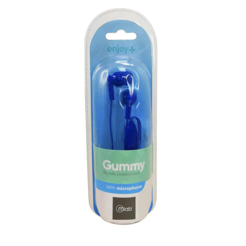 Audifonos Manos Libres Jack 3.5 In Ear Azul Gummy image number 2.0