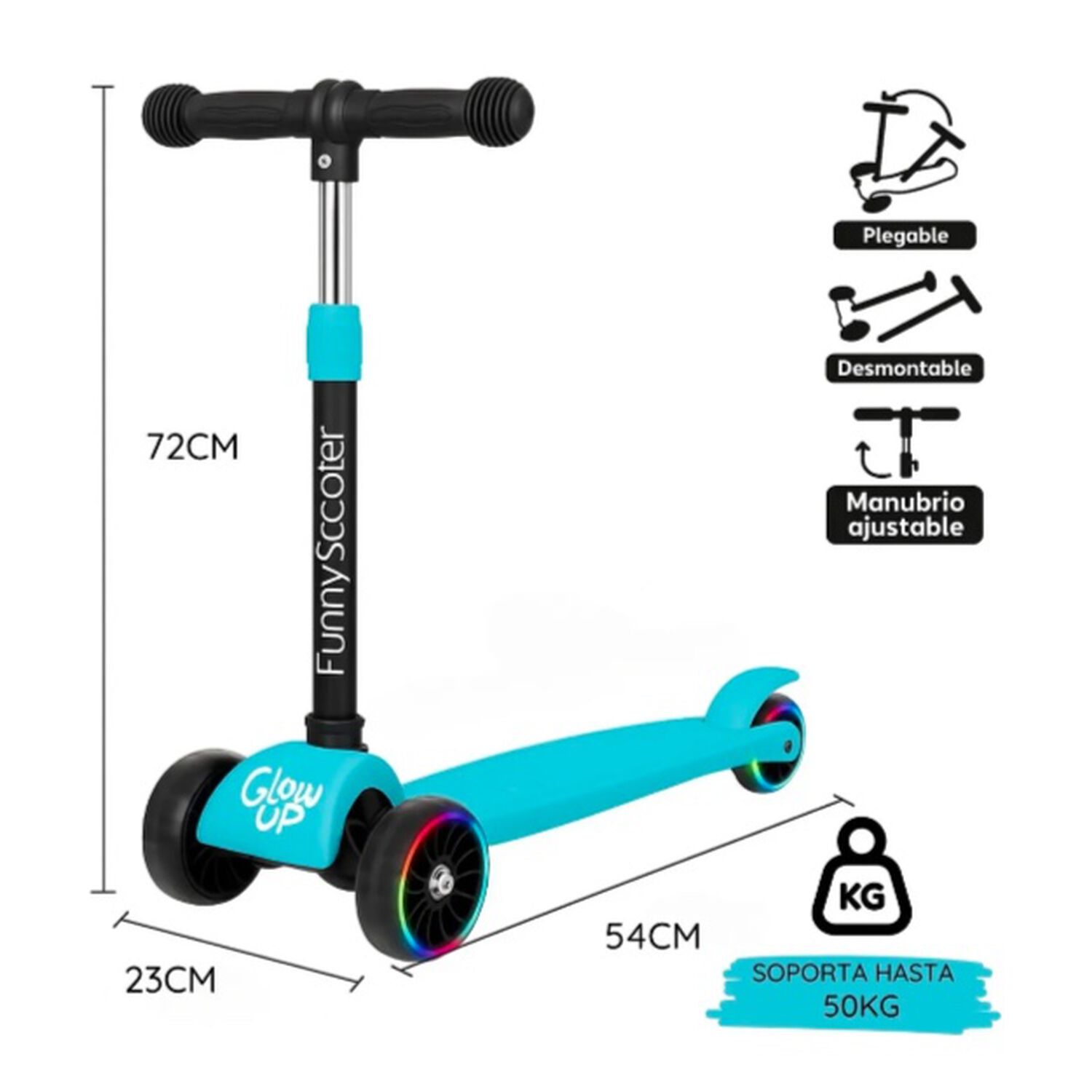 Scooter Infantil Con Luces image number 1.0