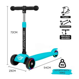 Scooter Infantil Con Luces