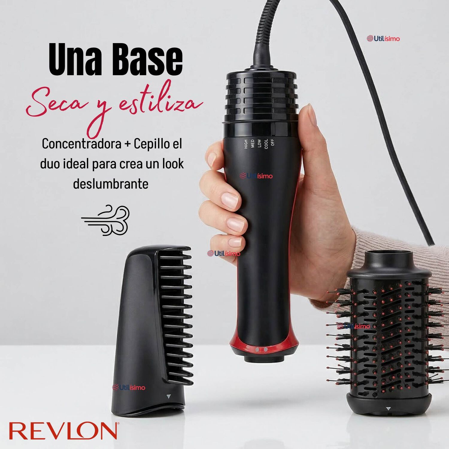 One Step Secador Alisador Voluminizador Revlon 1200w Plus + image number 8.0