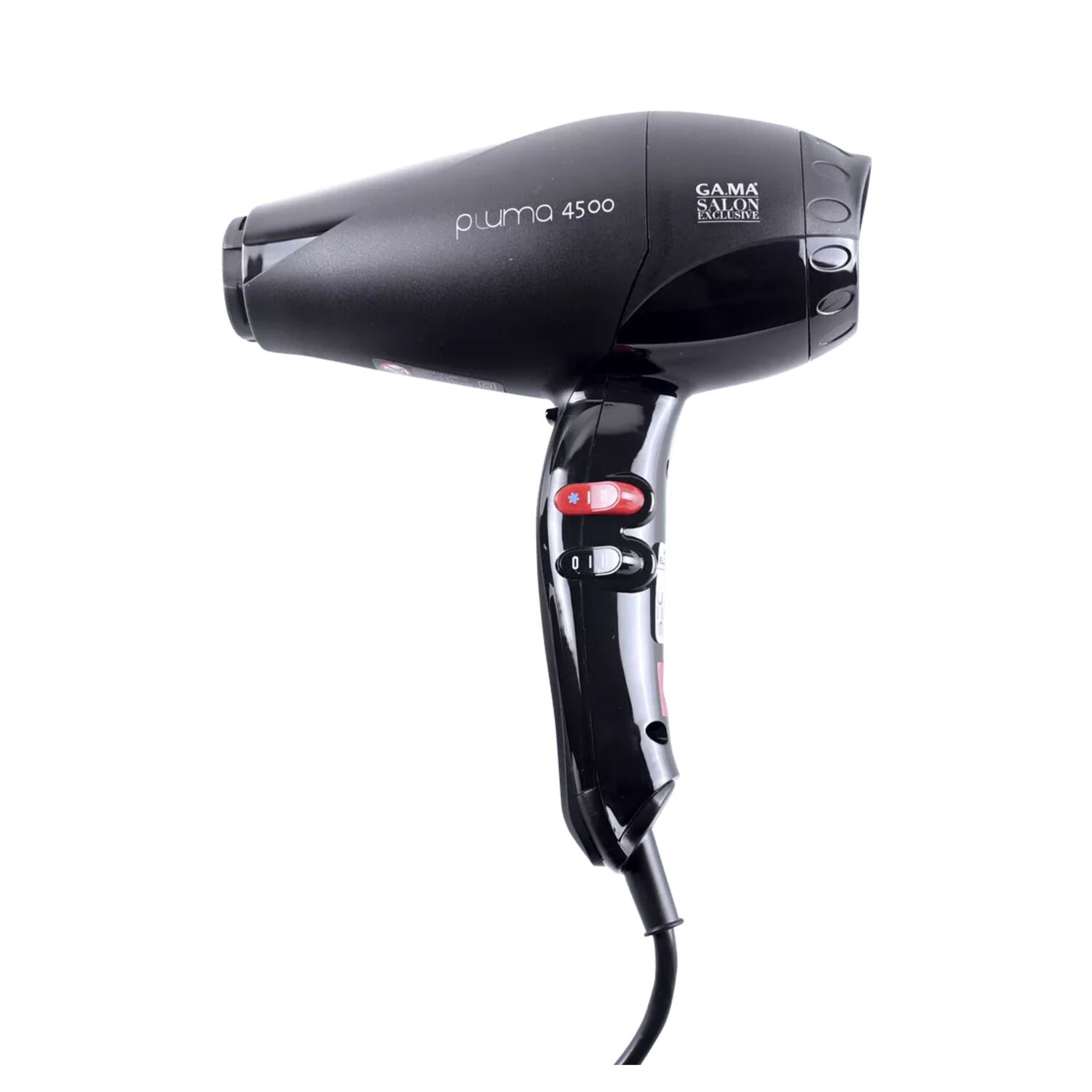 Secador Gama Salon Exclusive Pluma 4500 Oxy Active Negro image number 2.0