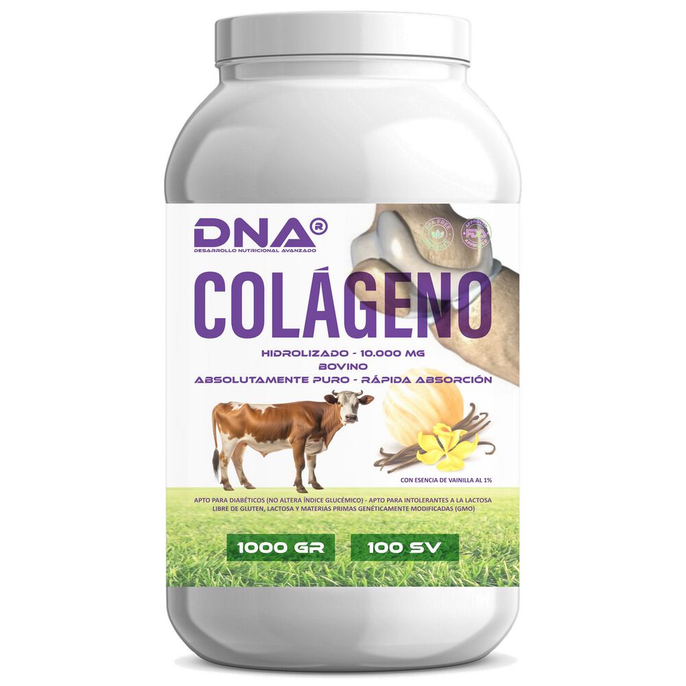 Colágeno Bovino D N A® - Sabor Vainilla - Pote - 1 Kg image number 0.0