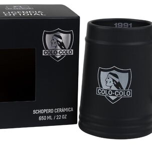 Shopero Colo-colo Cerámica 650 Ml Con Caja Negro