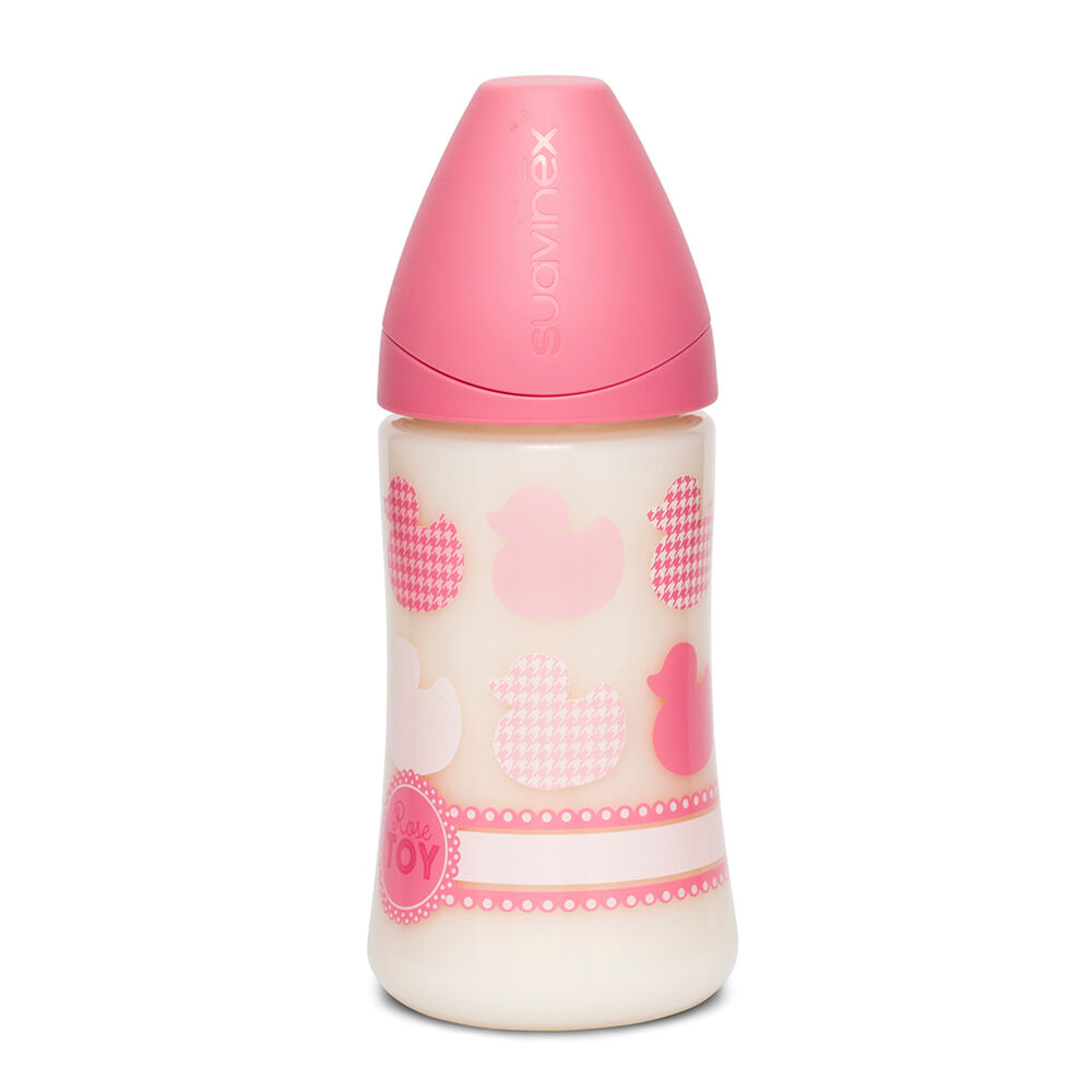 Mamadera 270ml Silicona Toys Rosado image number 0.0