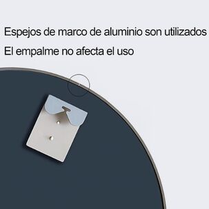 Espejo Circular De Pared Elegante Redondo 80cm De Diametro